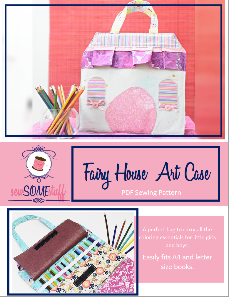 fairy house art case sewing pattern