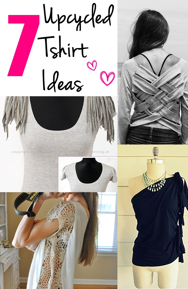 t-shirt ideas | upcycled clothing | diy old clothes | t shirt crafts