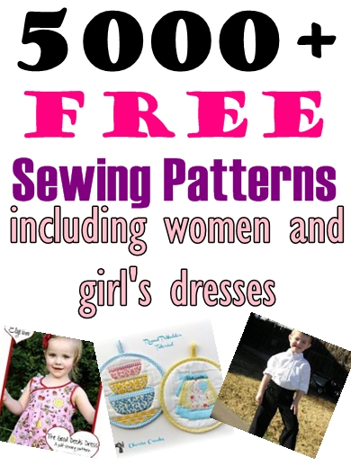 Over 5000 FREE Sewing Patterns Including Women and Girl’s Dresses on Craftsy