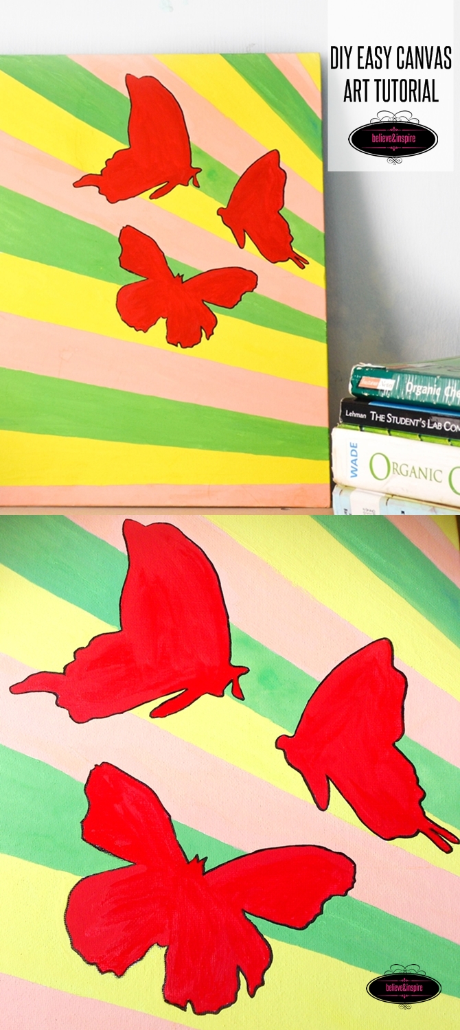 DIY Easy Canvas Art