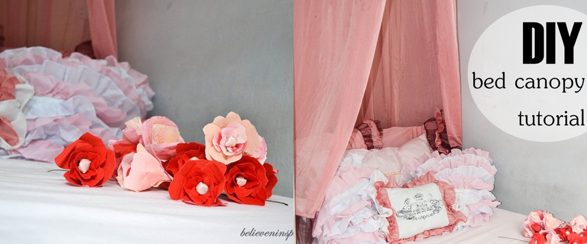 How to Make Super Easy Bed Canopy (Contemporary Beds)