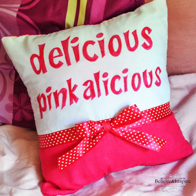 Pinkalicious Pillow Cover Tutorial (Pillow Covers DIY)