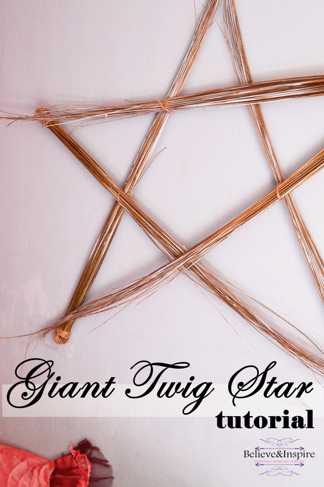 Giant Straw Star Tutorial – Cheap Wall Art