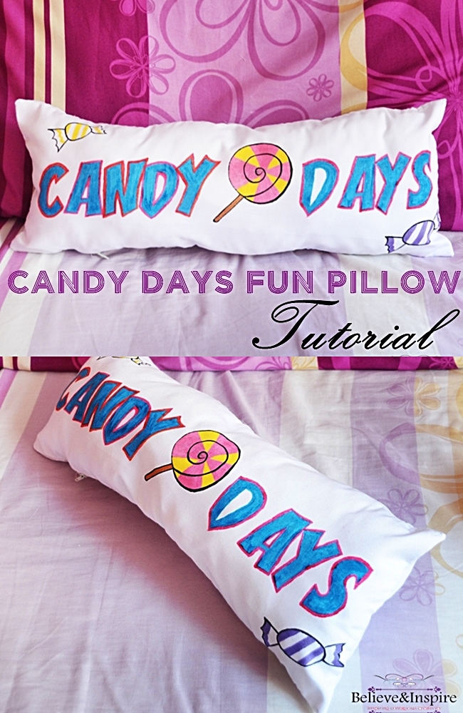 Candy Days Pillow (How to sew decorative pillows)