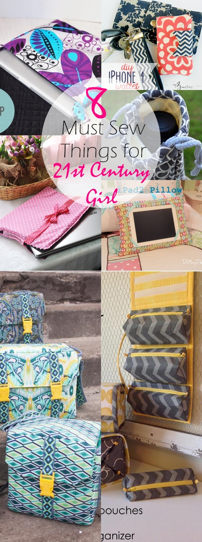 8 Must Sew Things for 21st Century Girl | things to sew for girls | fabric gifts to sew | things to sew for teens | teen girls sewing projects
