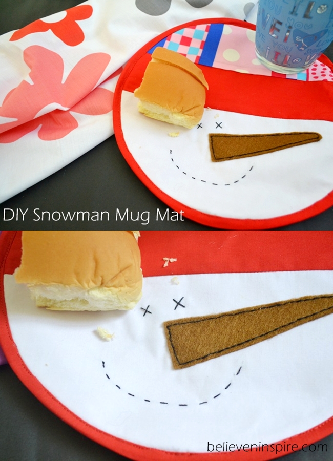 Adorable Snowman Mug Mat Sewing Tutorial that EVERYONE WILL LOVE