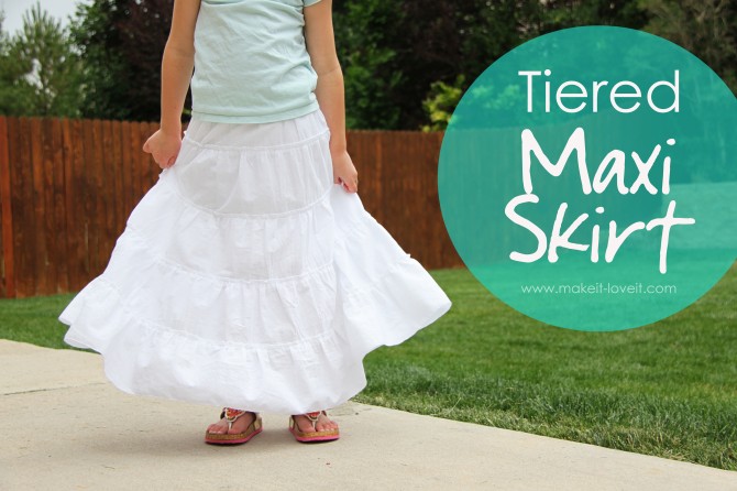 Maxi Skirts Free Sewing Patterns and Tutorials