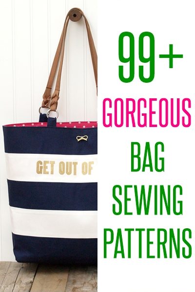 Sew a Bag (100+ free bag patterns and tutorials with bonus bag sewing tips)