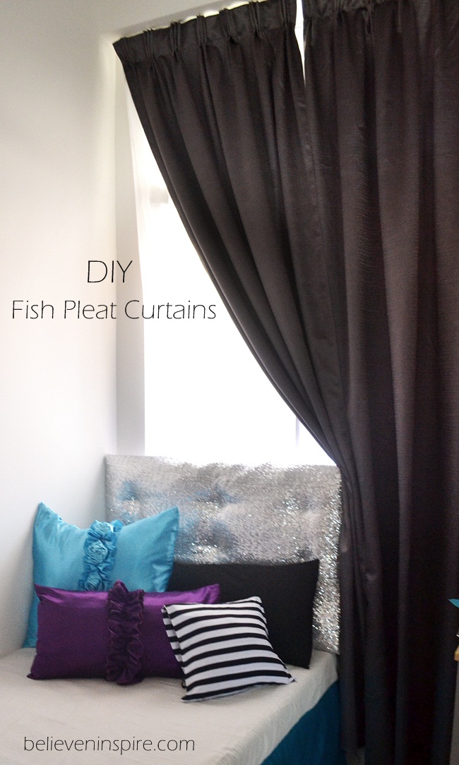 DIY Fish Pleat Curtains (Window Treatments)