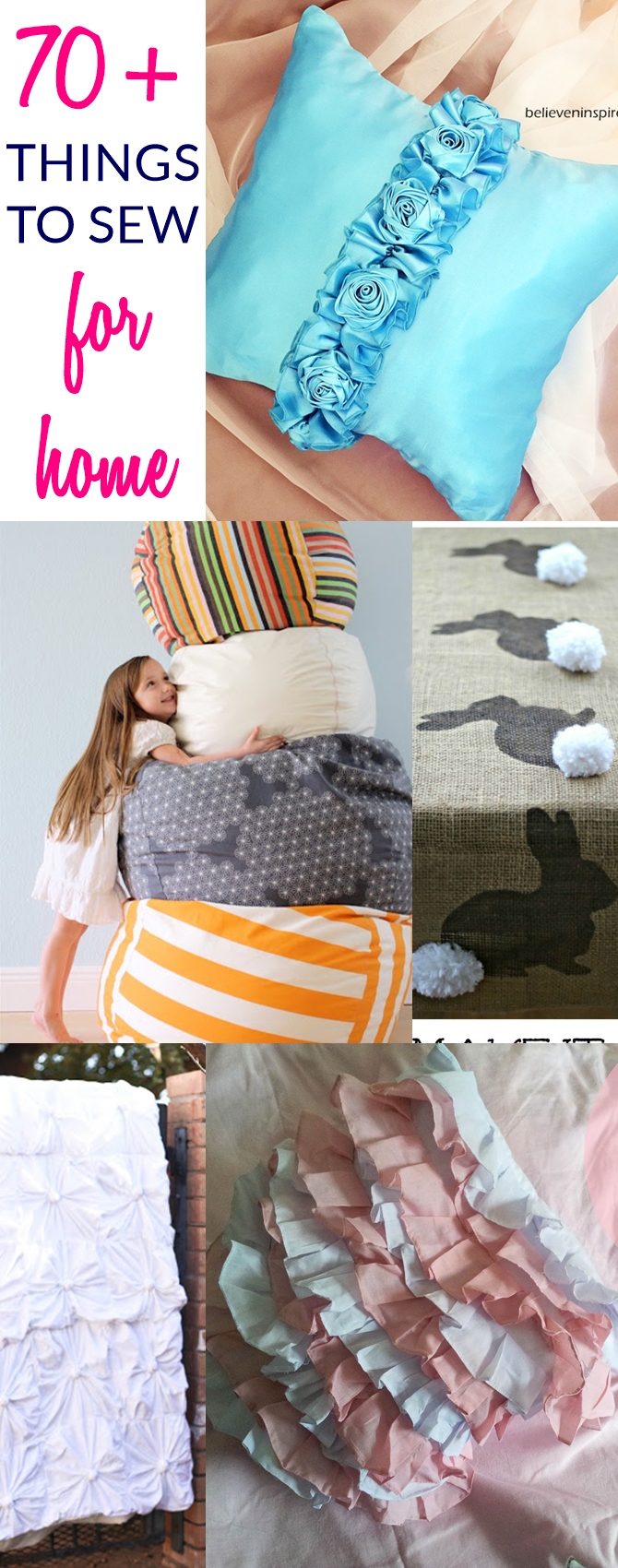 70 Things to Sew for Home (Sewing Ideas)