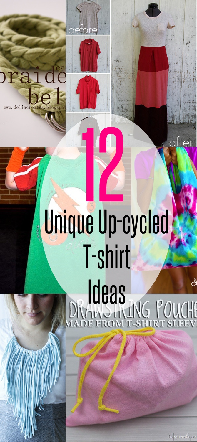 12 Unique Up-cycled T-shirt Ideas