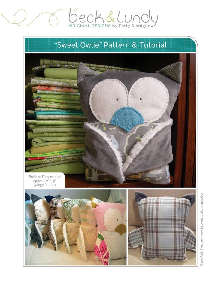 Owl Softie – Free Sewing Pattern