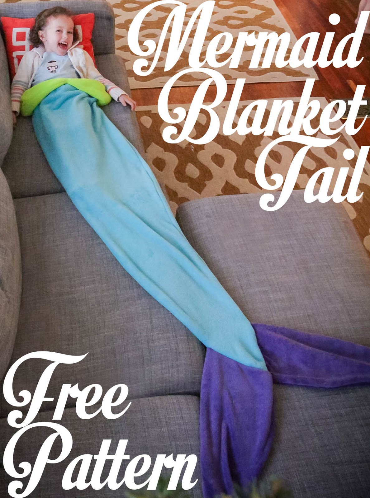 Mermaid Tail Blanket: Free Pattern