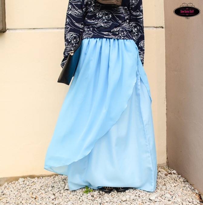 Enchanted Layered Chiffon Maxi Skirt Tutorial