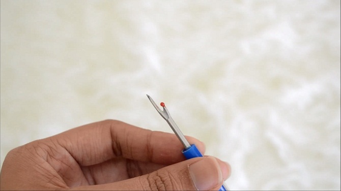 Did you know what’s the ball side for on the seam ripper?