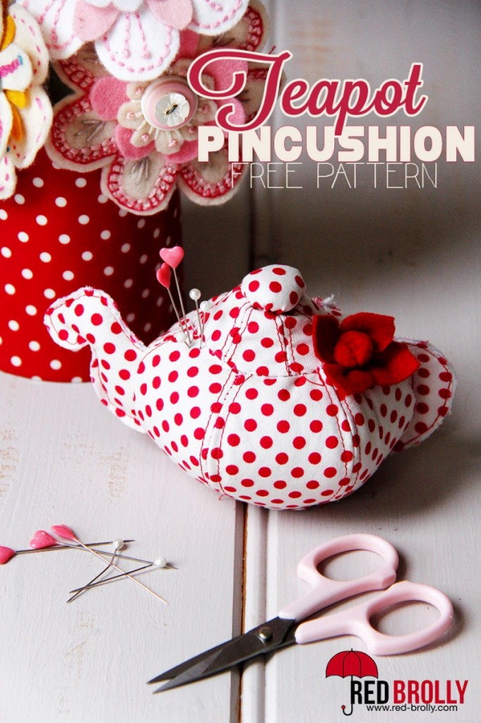 Teapot Pincushion Tutorial and Pattern