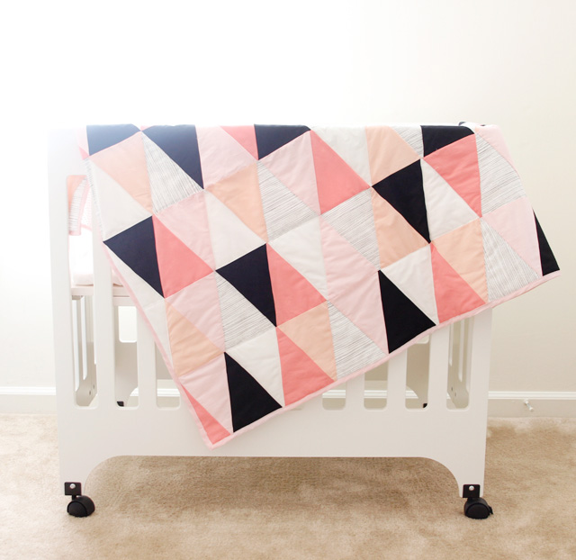 Modern Triangle Quilt Tutorial