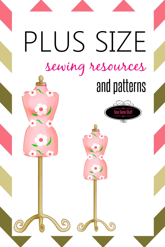 Plus size sewing resources and patterns on sewsomestuff.com. Having trouble finding the perfect guidance that you need for plus size sewing? Check out this post where I have listed down some of the online classes, books and sites to help you with plus size sewing. Also included are links to plus size sewing patterns. READ NOW!