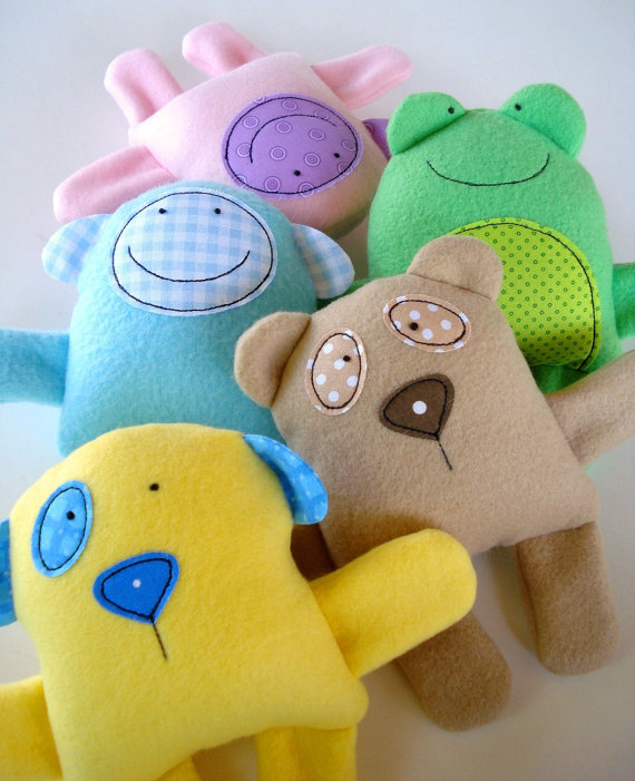 Baby Animal Softies Sewing Pattern