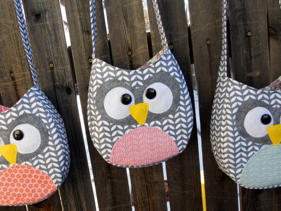 Little Girl Owl Crossbody Purse Pattern