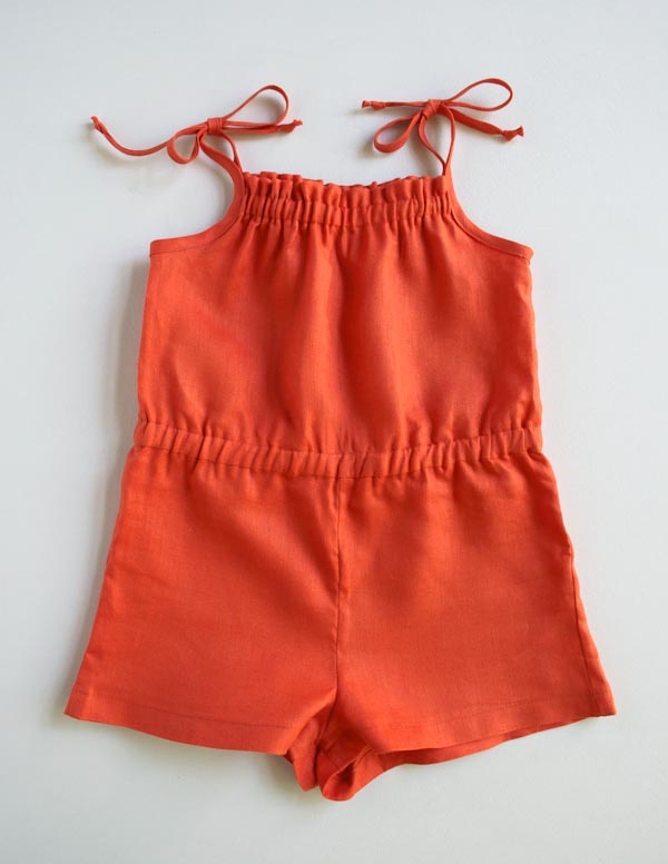 Kids Summer Romper Tutorial