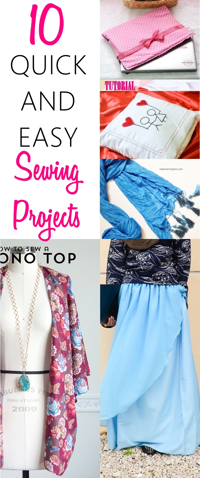 10 BEST Quick and Easy Sewing Projects for Beginners
