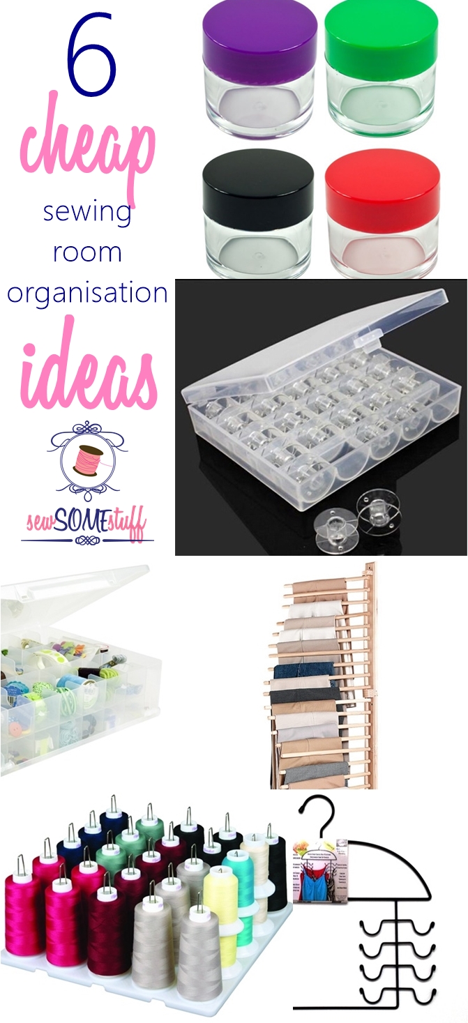 Organize Sewing Supplies Cheap Sewing Room Organization