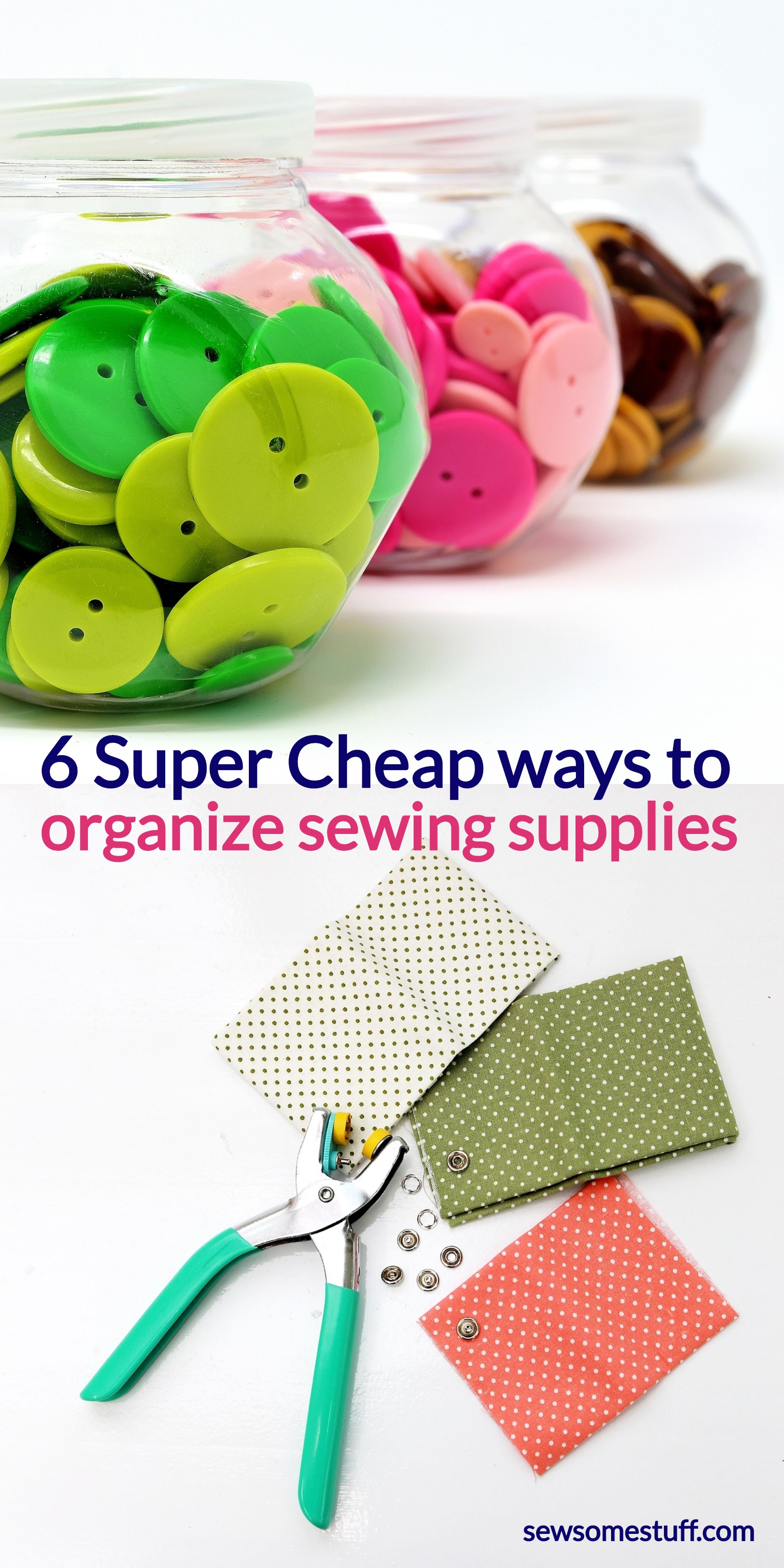 Super cheap and easy sewing room storage ideas! craft room ideas for small spaces, setting up sewing room, how to organize sewing supplies, sewing nook ideas, crafters desk, sewing room storage and organization products, small sewing room organization