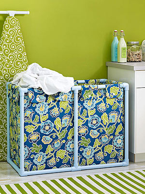 Laundry Storage Bins Tutorial