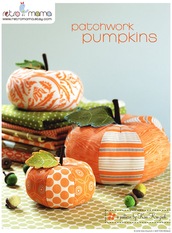 Fabric Pumpkin Sewing Pattern