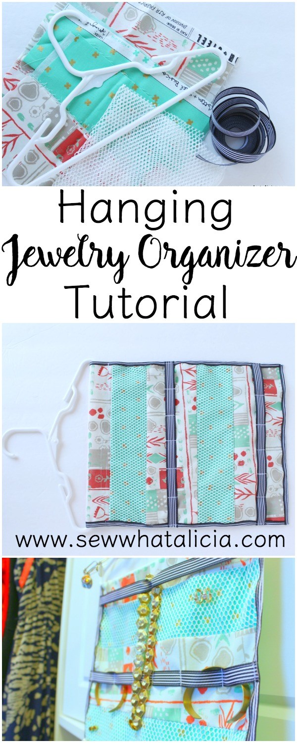 Hanging Jewelry Organizer Tutorial