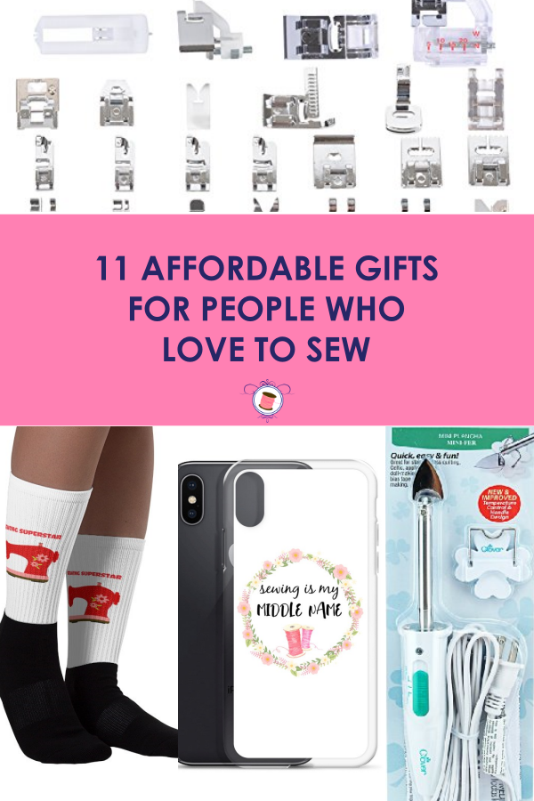 SUPERB list for $20 Gifts for People Who Sew! Cheap gifts for people who sew. Affordable gifts for people who love to sew. Gifts for sewists.