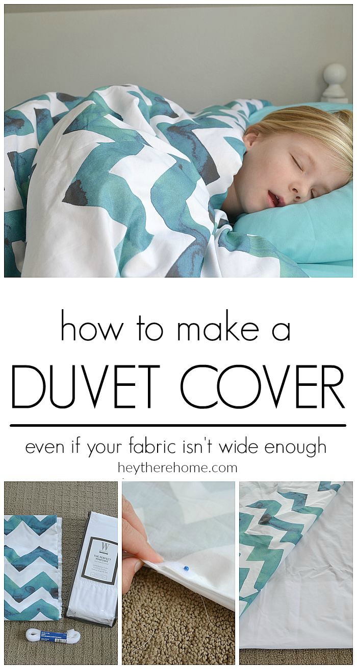 Duvet Cover Sewing Tutorial