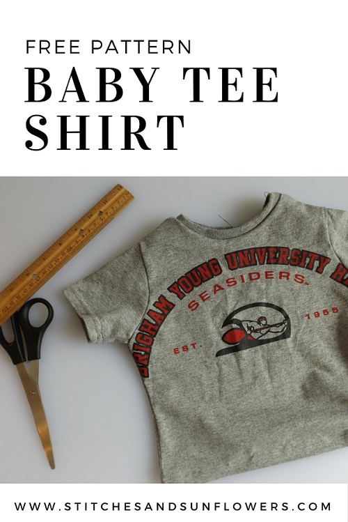Sew a Baby Tee from an Adult Tee