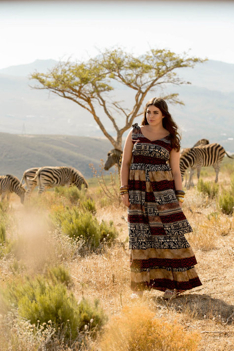 Plus Size Layered Maxi Dress Sewing Pattern