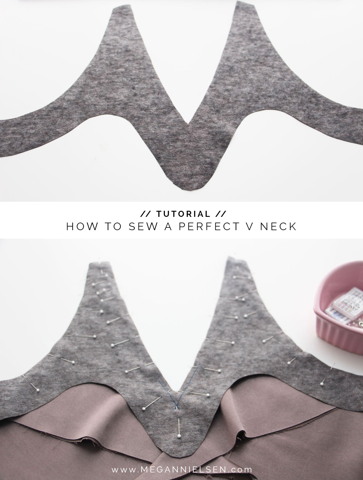 How to Sew a Perfect V-neck?