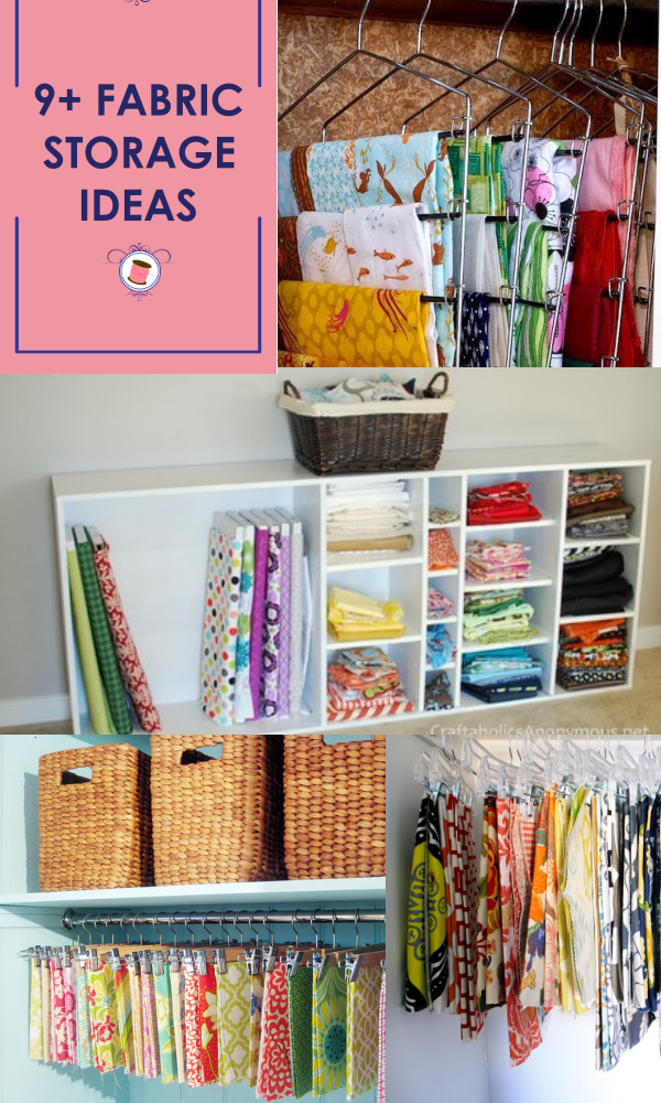 11+ WONDERFUL Fabric Storage Ideas for Sewing Rooms - Sew Some Stuff