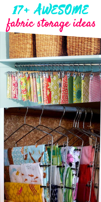 Fabric Storage Ideas - Smart Ideas to Sort Your Fabric Stash