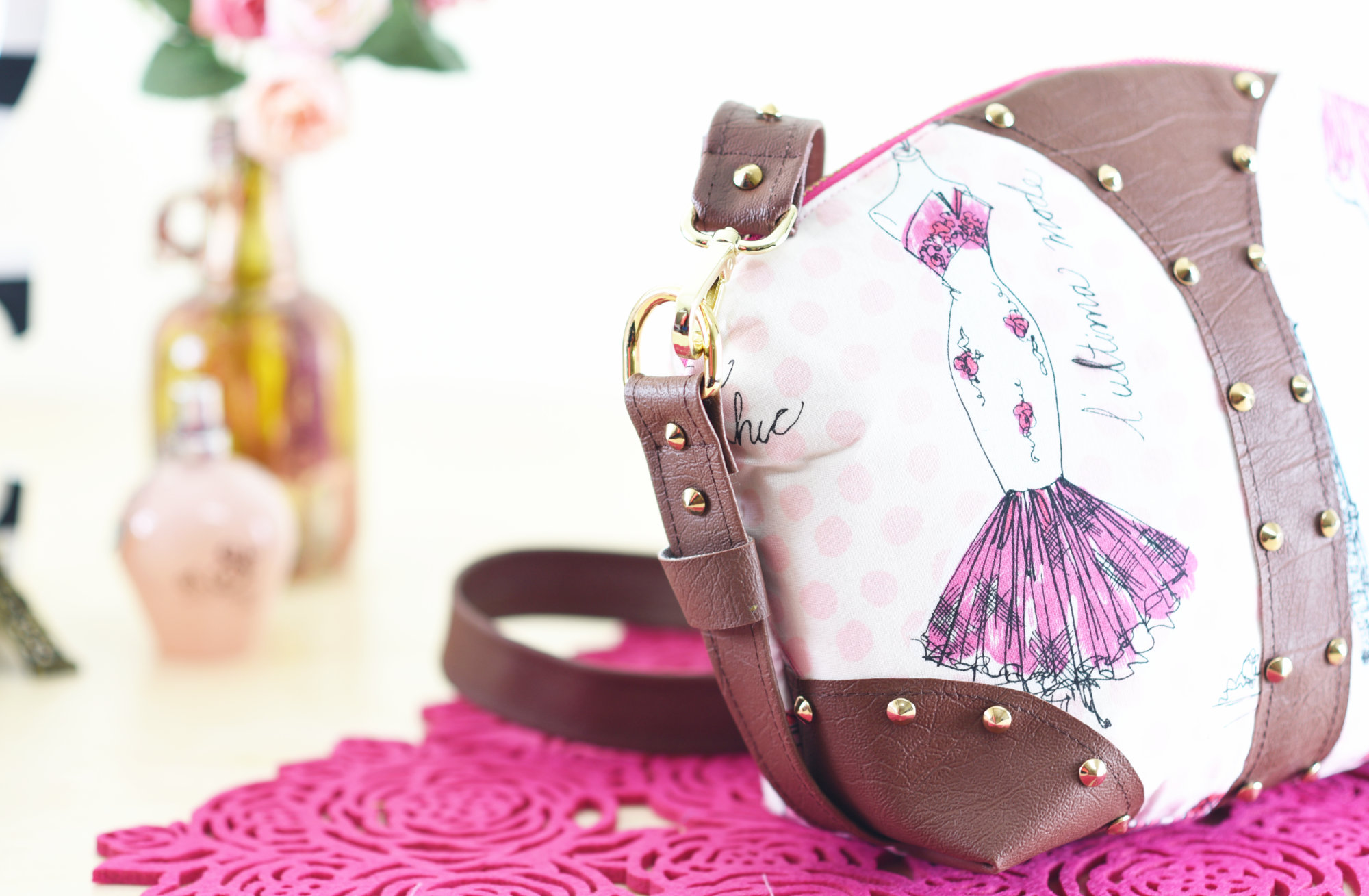 Seema crossbody bag sewing pattern