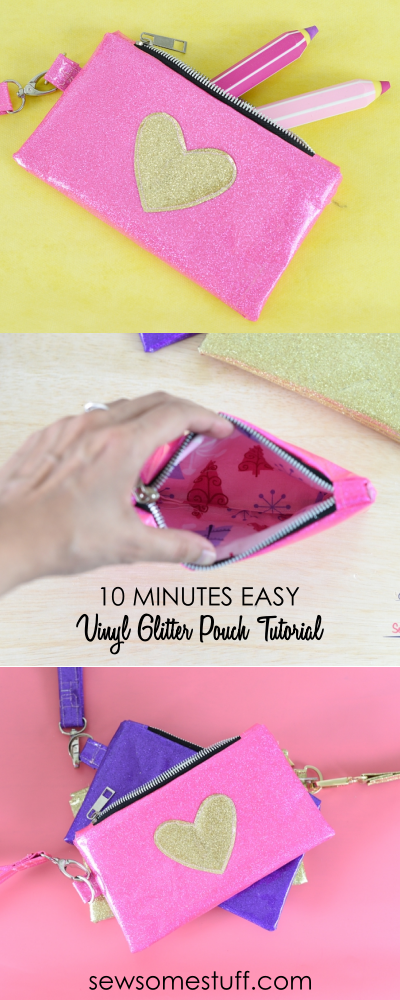 Vinyl Zipper Pouch Tutorial | vinyl pouch tutorial | how to sew vinyl | how to make a zipper pouch | zipper bag tutorial | how to make a pouch | how to sew a zipper pouch | sewing vinyl pouches | DIY vinyl pouch | how to make a vinyl zippered pouch | vinyl sewing projects