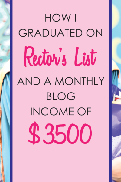 How I Graduated on Rector’s List and Monthly Income of $3500