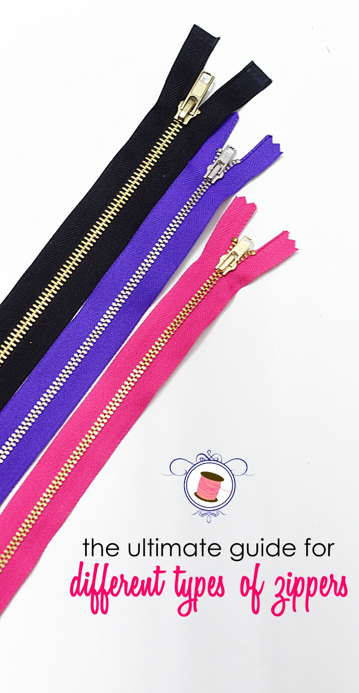 Types of zippers – what you need to know - Sewing For A Living