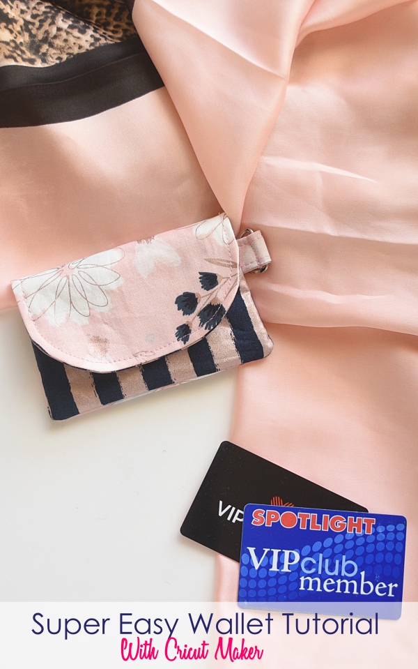 Super Easy Wallet Pattern and Tutorial with Cricut Maker - Sew Some Stuff