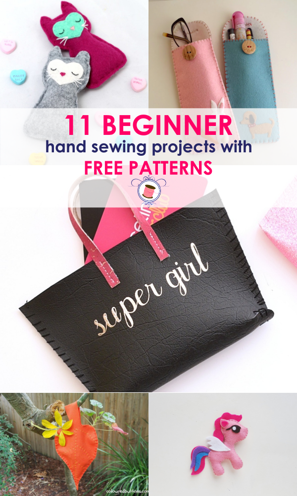 Simple Hand Sewing Projects for Beginners | easy sewing projects for gifts | BEGINNER SEWING PROJECTS | first sewing projects for adults |