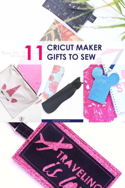 11 Super Easy Cricut Maker Sewing Projects as Gifts